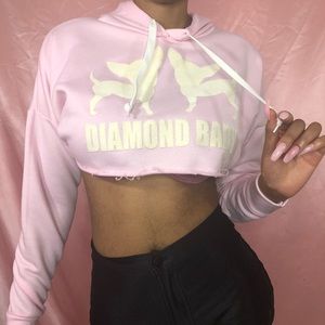 ❌SOLD❌PARIS HILTON X BOOHOO DIAMOND BABY CROPPED